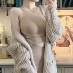 Dresses for Women Elegant Sexy Sleeveless Back Textured Mini Skinny Dress New Fashion Summer Casual PTKPCC Elegant Style