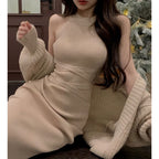 Dresses for Women Elegant Sexy Sleeveless Back Textured Mini Skinny Dress New Fashion Summer Casual PTKPCC Elegant Style