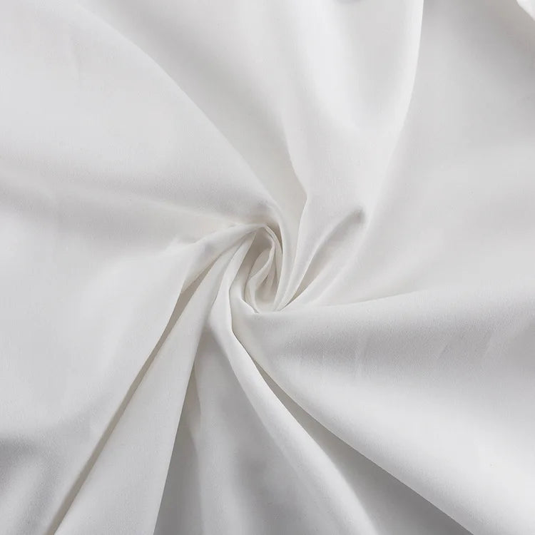 2025 New Fashion Women's Clothing Is A Complete Set of Simple and Loose White Shirts with Waist Seals Elegant Style