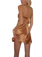 Women Dresses Sleeveless Off Shoulder Pleated Casual Party Spring Summer Sling Dress Elegant Style