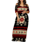 Women's Fashion Printed Short Sleeve Long Dress Sexy Off Shoulder Backless Bodycon Split Cocktail Party Dress White-5 China Mainland Elegant Style