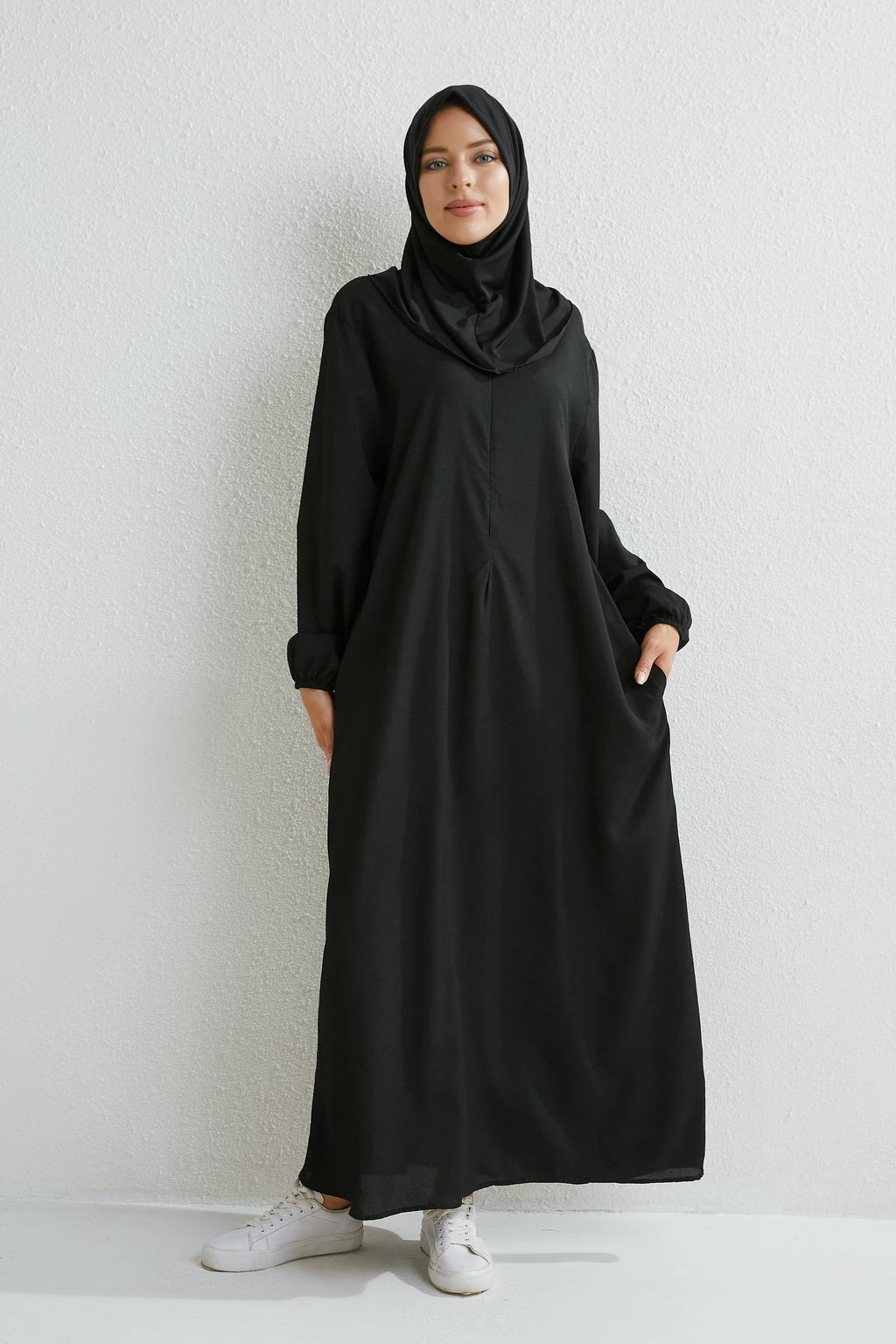 Muslim Dresses Women Maxi Dresses Mujer Vestidoes Female Loose Dresses Full Sleeve Printed Floral Casual Robe Long Dress Elegant Style