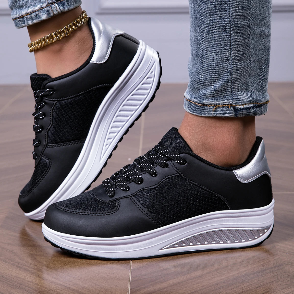 Sneakers For Women Fashion Glitter Girls Women's Casual Shoes Party Unisex Tennis Shoes For Women, Lightweight Walking Shoes For Elegant Style