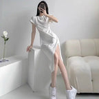 White Dresses for Women 2025 Woman Dress Clothes Midi X New in Chic and Elegant Pretty Cheap Casual Y2k Outfits Harajuku Cotton Elegant Style
