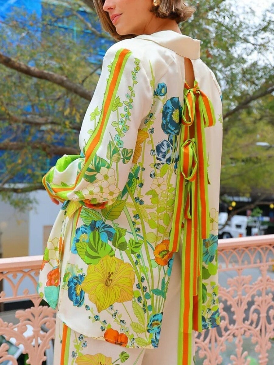 ALVÉRA – WOMEN’S SHIRT & WIDE LEG PANTS SET